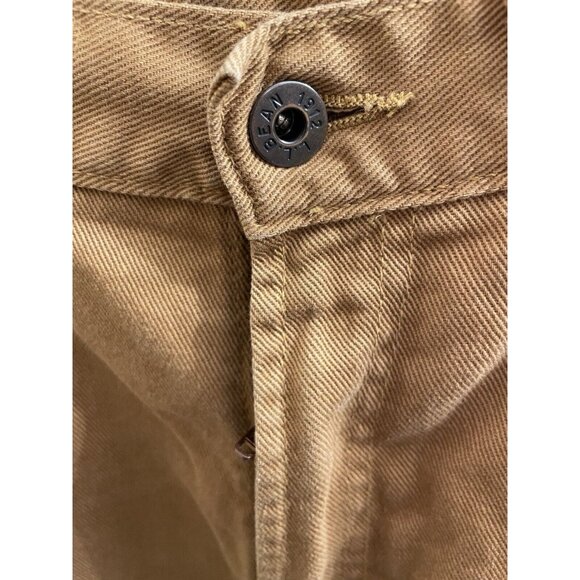 Men’s L.L. Bean Work Jeans Denim Pants Brown Tan Size 32x26  OPG74 Cotton Vtg - Picture 8 of 16